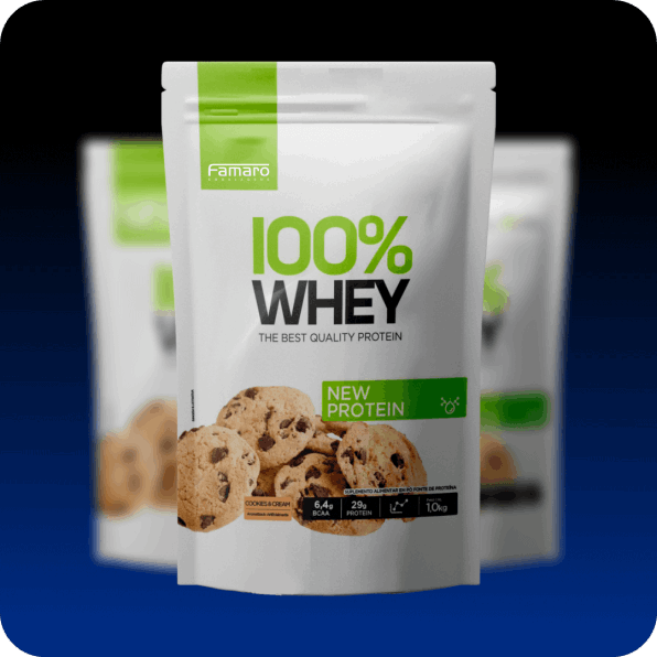 Embalagens para whey protein